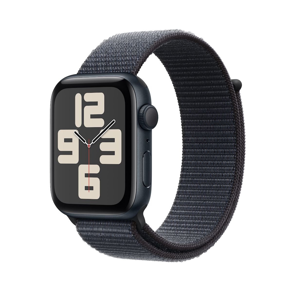 Apple Watch SE (2024) GPS 44MM Midnight, Ink Sport Loop Nou/Sigilat