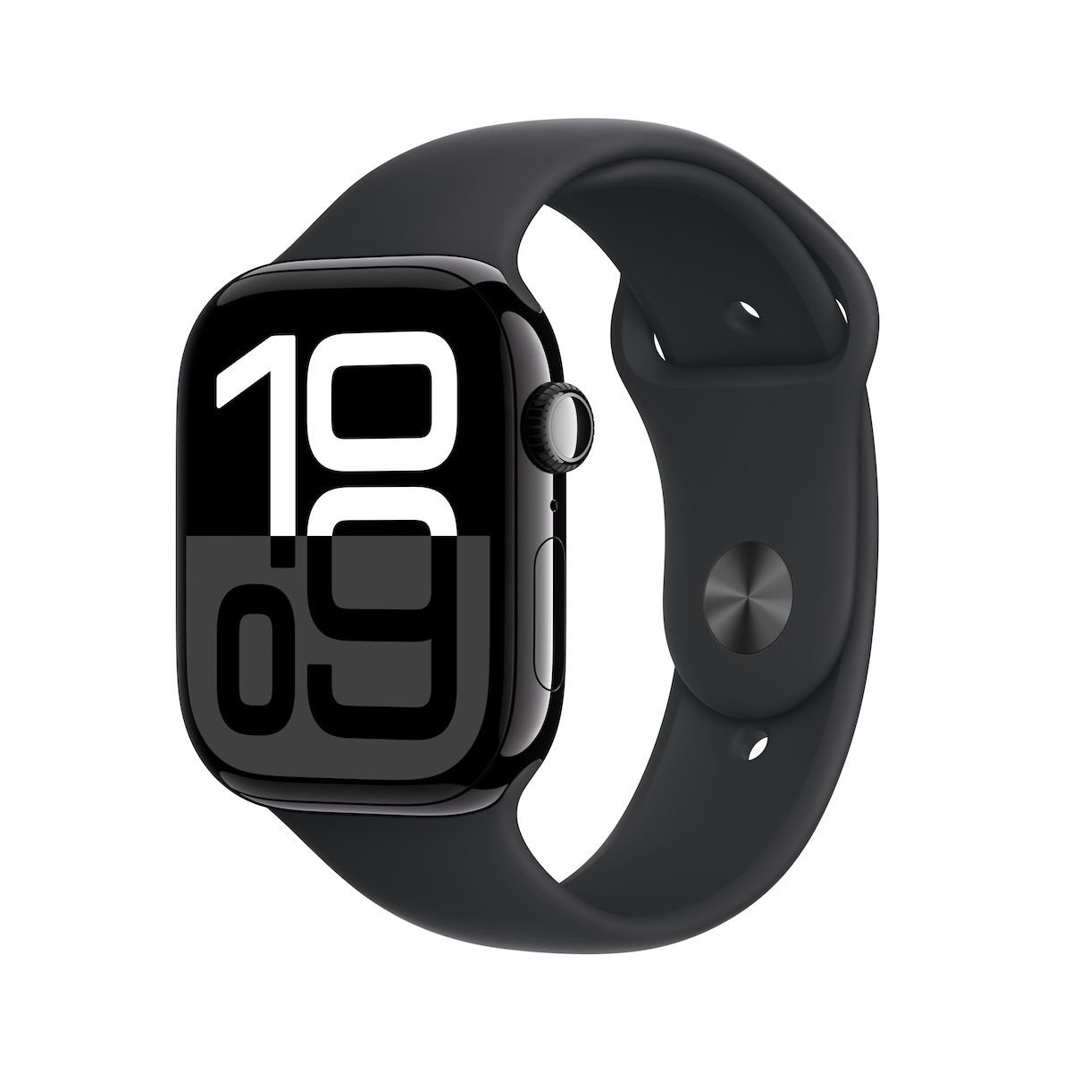 Apple Watch Series 10 46MM 100% GPS Jet Black, Black Sport Band M/L Second Hand