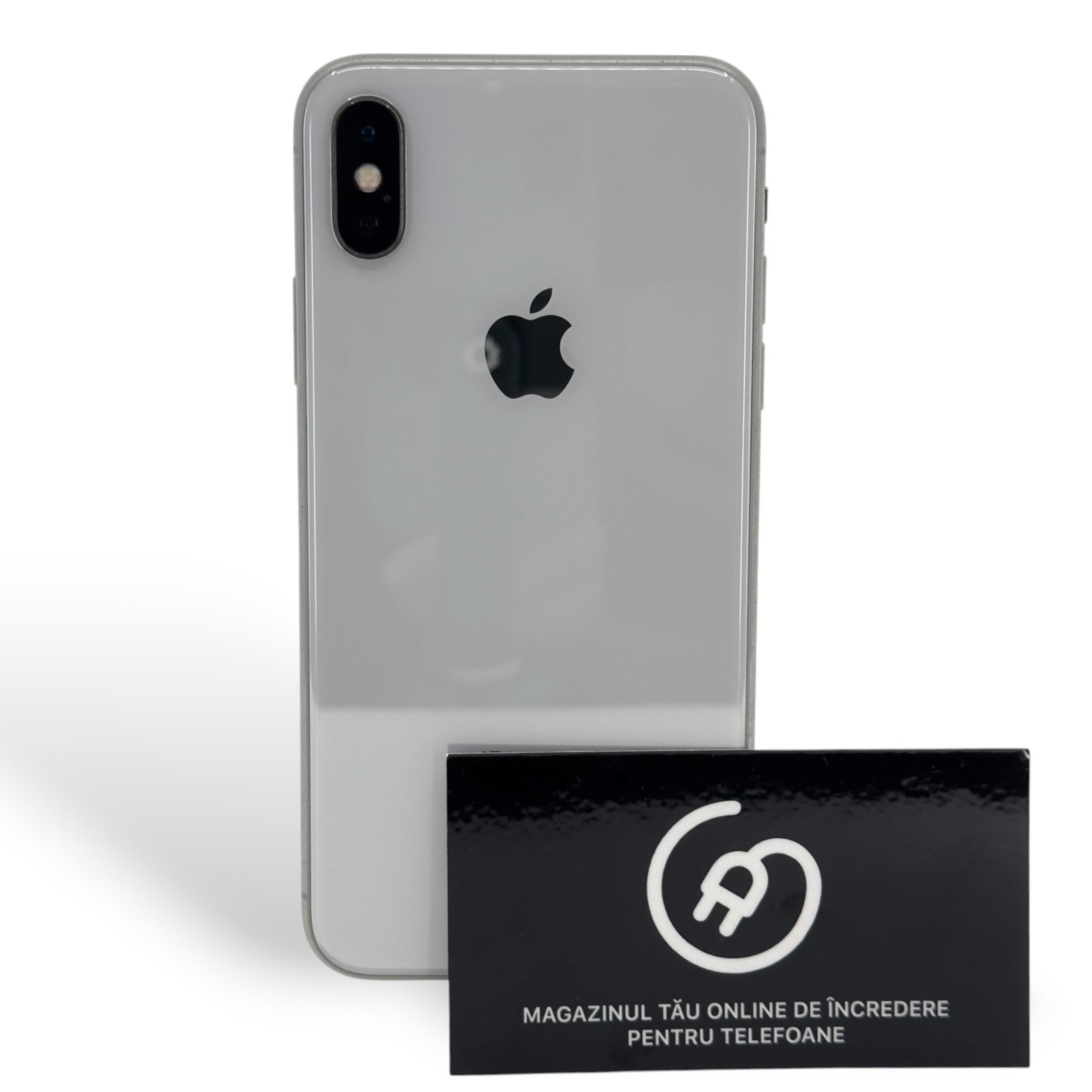 iPhone X 100% 256Gb Silver Foarte Bun