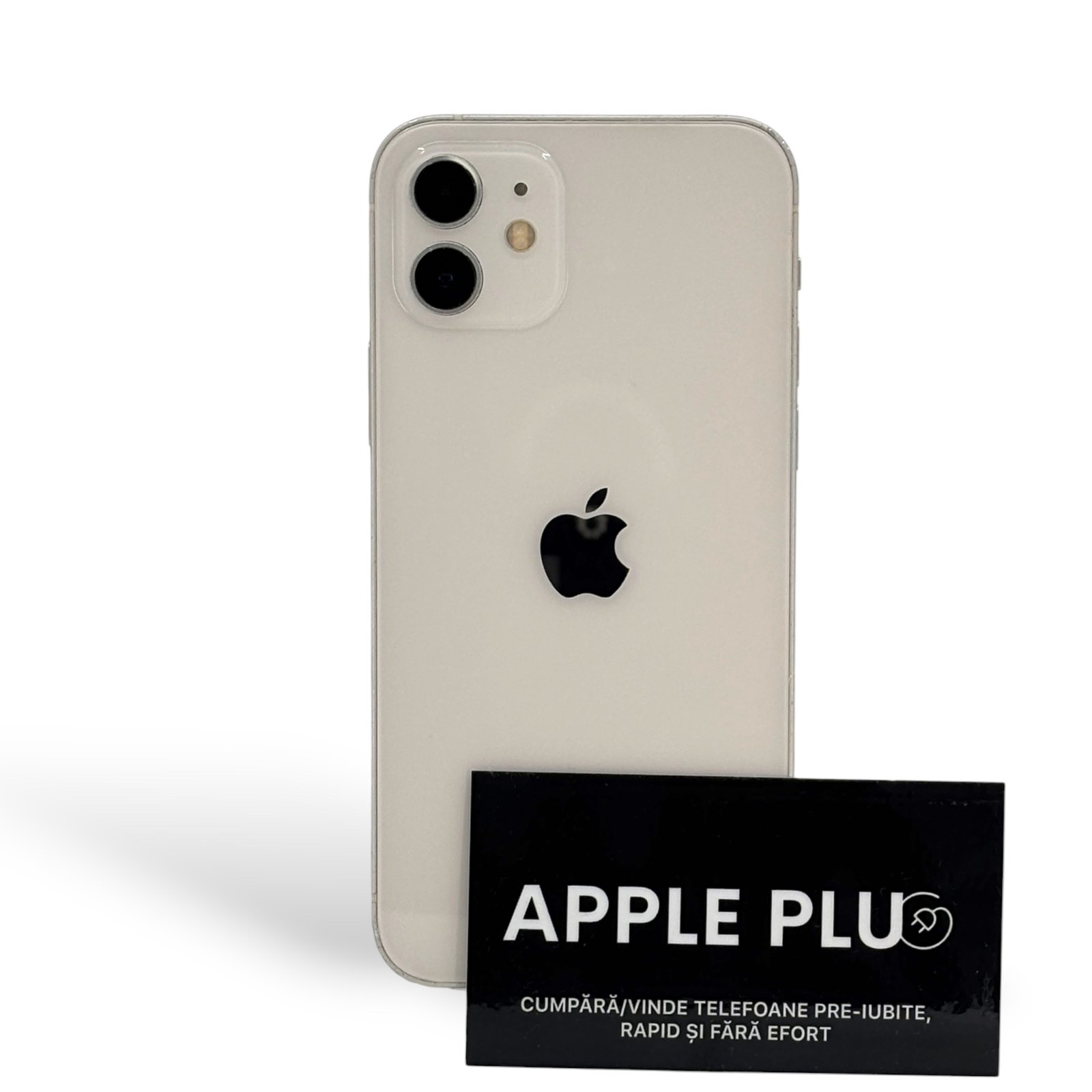 iPhone 12 100% 64Gb White Excelentă second hand - Apple Plug