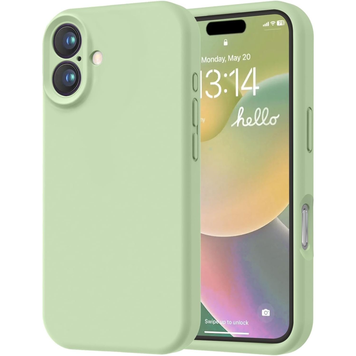 Husa De Protectie Matte TPU Pentru Apple iPhone 16 Pro Max Protectie Camera Antisoc Antizgariere Antialunecare Acoperire Completa Verde