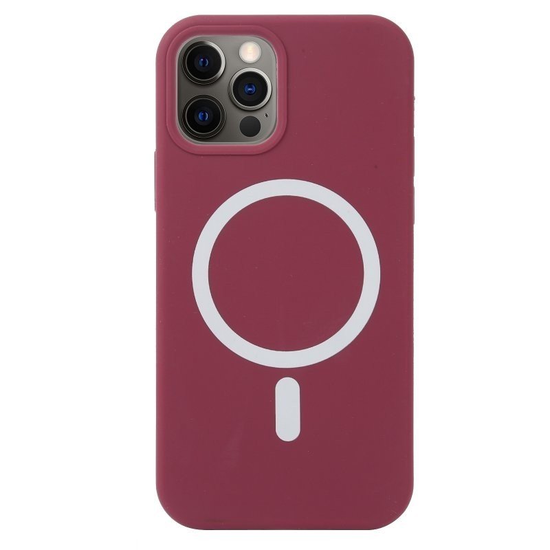 Husa MagSafe Liquid Large Hole Magnetic Shell Pentru Apple iPhone 13 Full Cover Liquid Silicone Magnetica Incarcare Wireless Mov