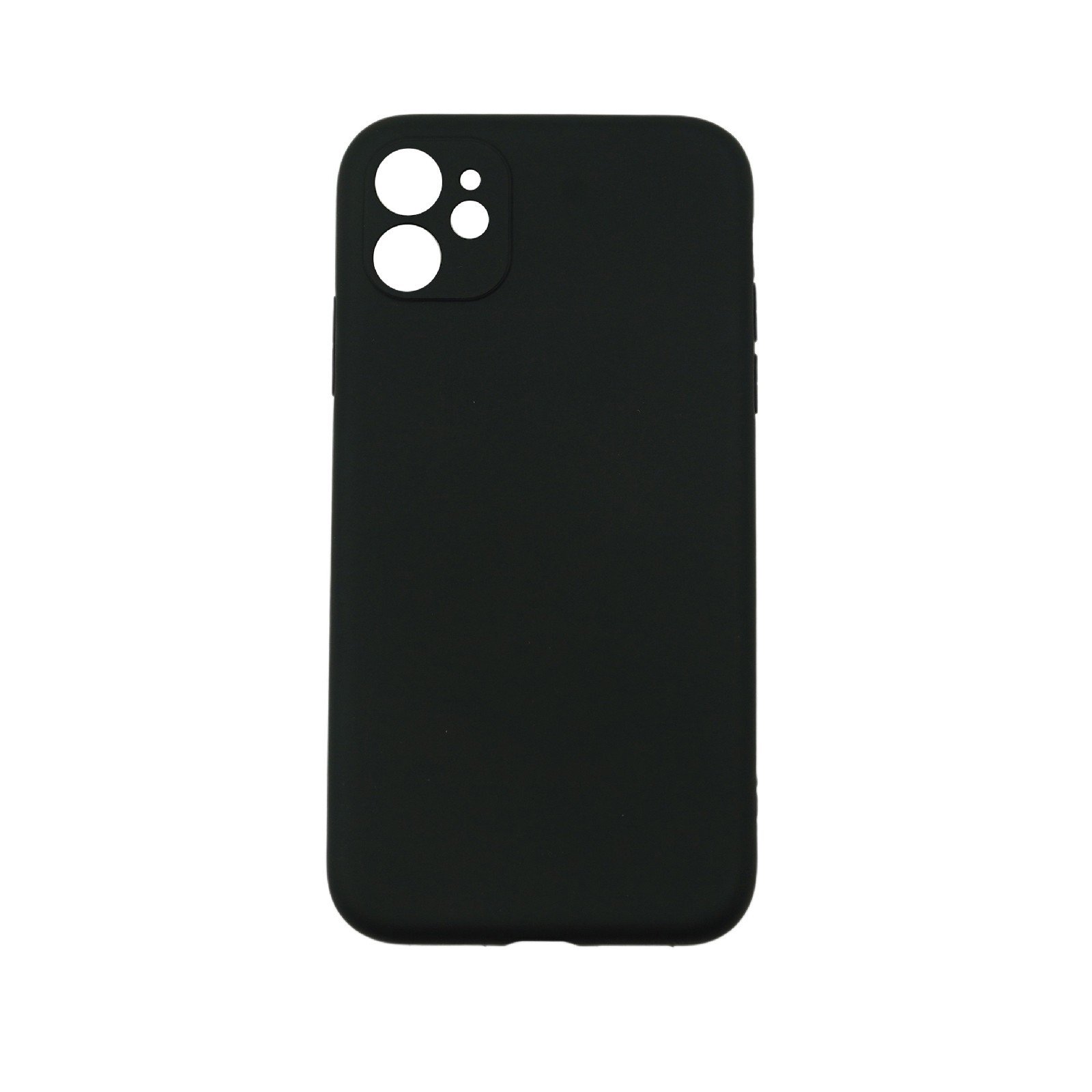 Husa Protectie Compatibila Cu Apple iPhone 12 Liquid Silicone Case Negru