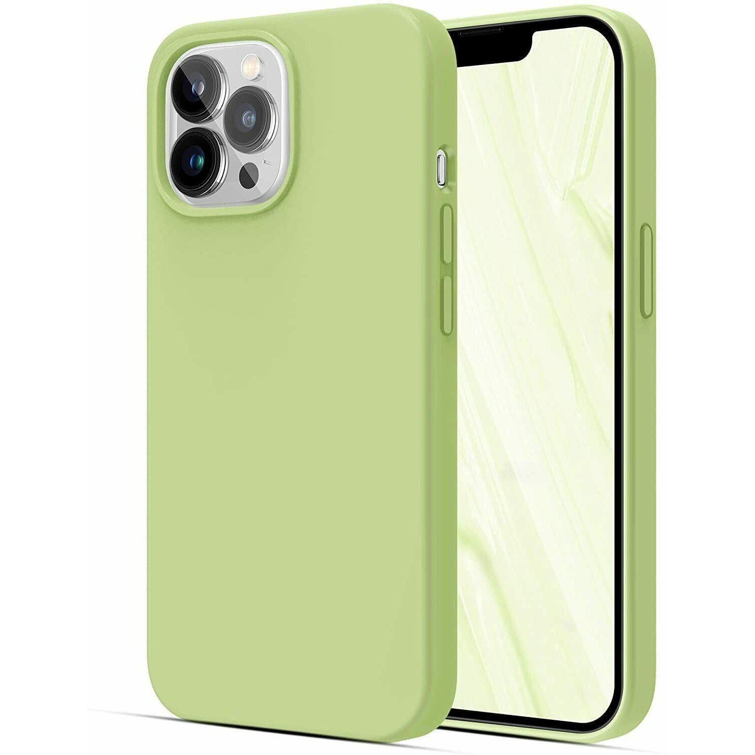 Husa Protectie Compatibila Cu Apple iPhone 13 Pro Max Matte Tpu Verde Mat