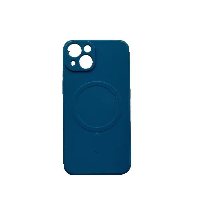 Husa Protectie Compatibila Cu iPhone 14 Pro Max MagSafe Ring-Shaped Magnetica Albastru