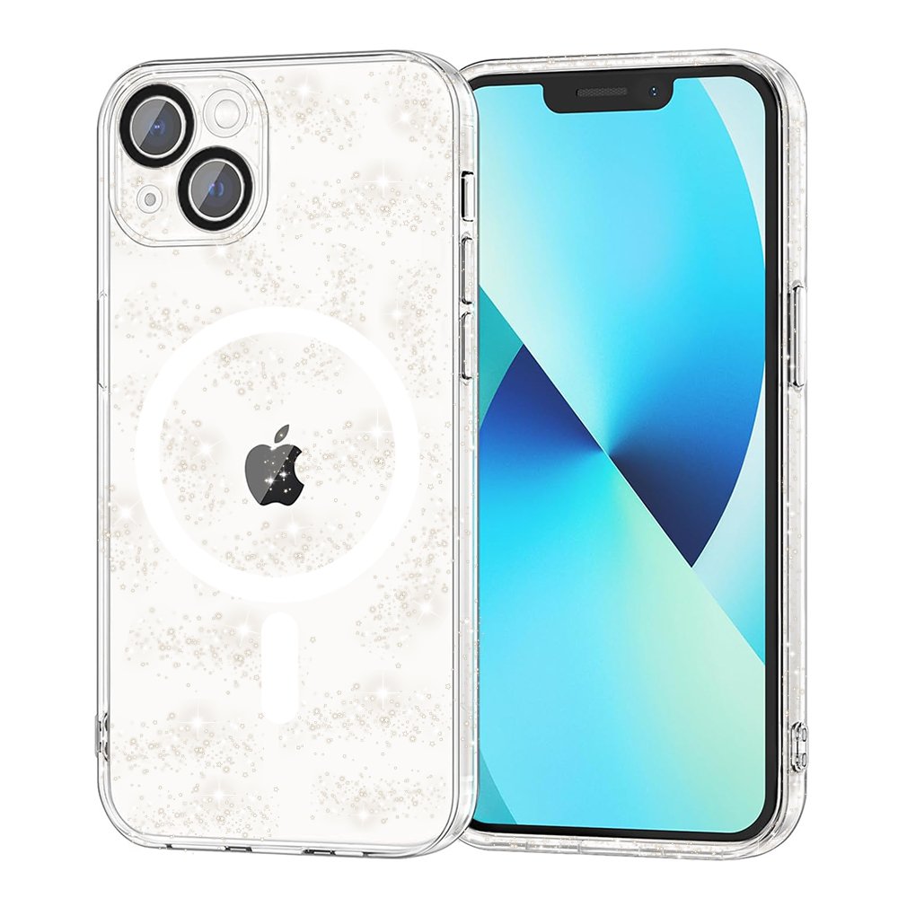 Husă iPhone 13 SparkleSkin MagSafe Clear