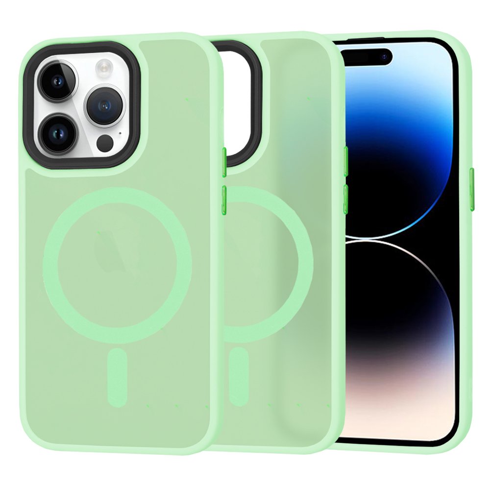 Husă MagSafe Series iPhone 14 Pro Light Green