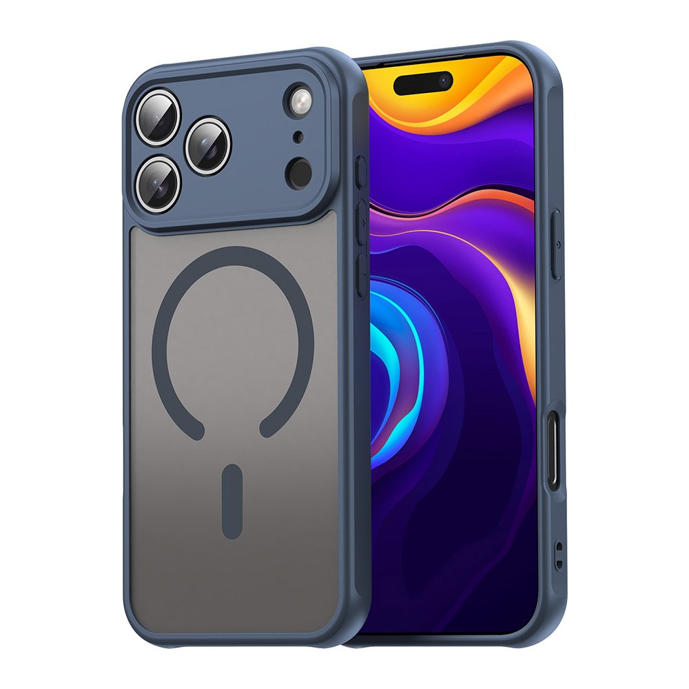 Husă HaloFrost II MagSafe iPhone 17 Pro Max Navy Blue