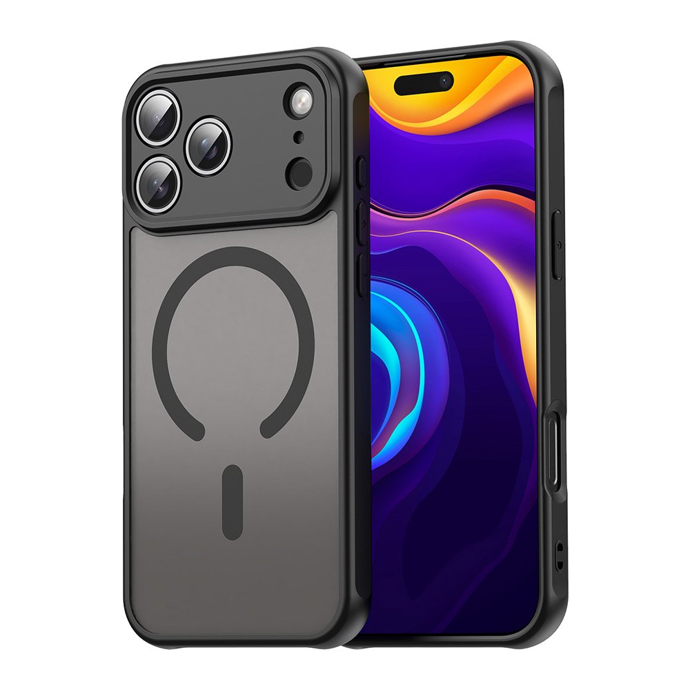 Husă HaloFrost II MagSafe iPhone 17 Pro Max Black