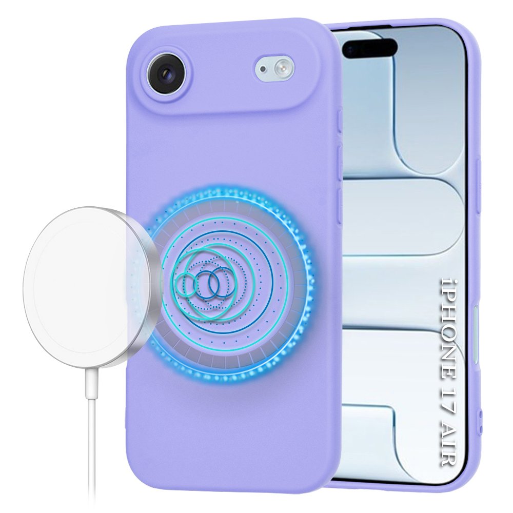 Husă iPhone 17 Air SoftFlex MagSafe Light Purple