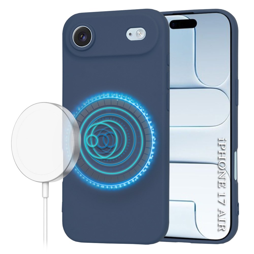 Husă iPhone 17 Air SoftFlex MagSafe Navy Blue