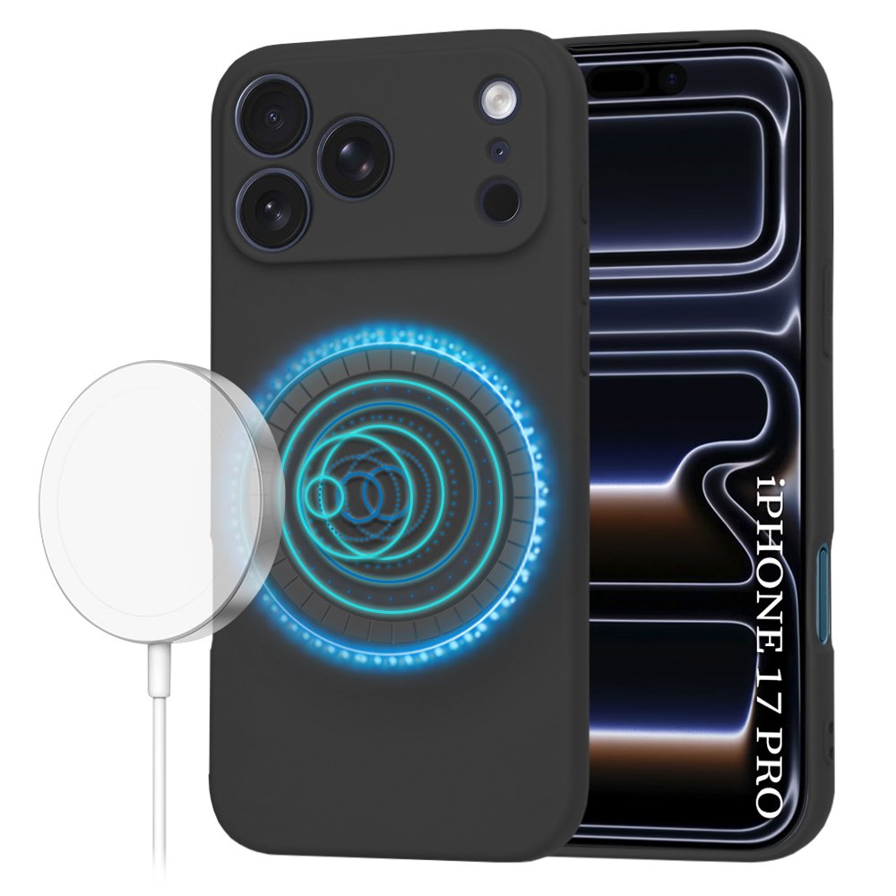 Husă iPhone 17 Pro Max SoftFlex MagSafe Black