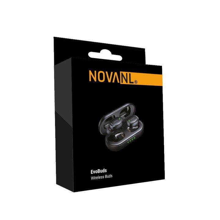 NOVANL EvoBuds Wireless Buds Black Nou/Sigilat