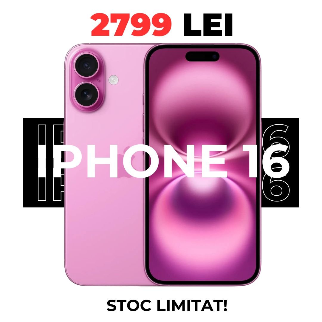 Gama iPhone 16 disponibilă online pe site-ul Apple Plug