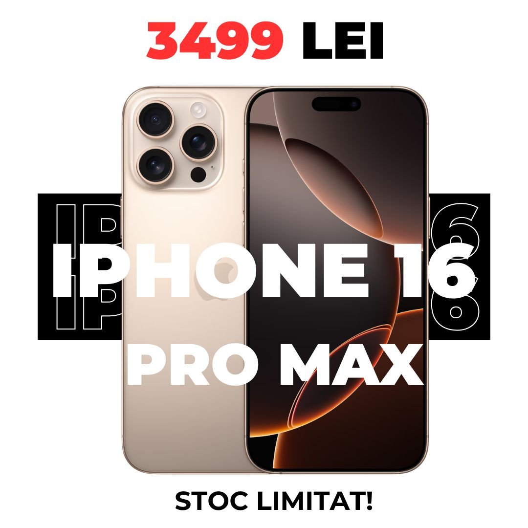 iPhone 16 Pro Max Second Hand și Folosit online