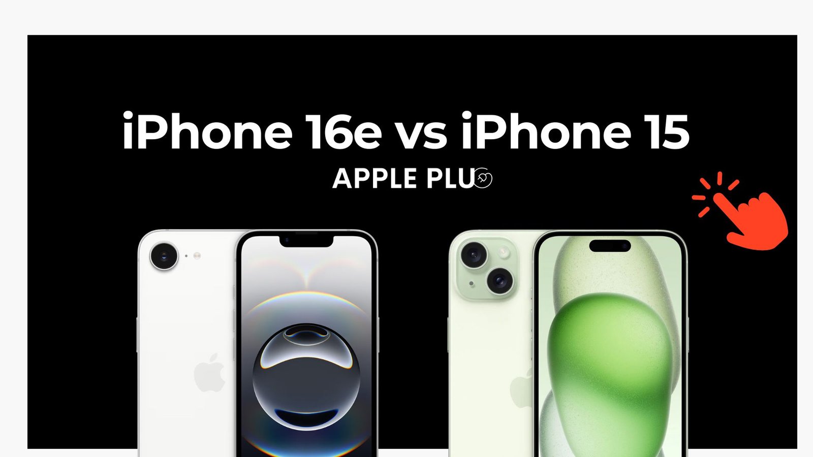 Comparație detaliată iPhone 16e vs iPhone 15 la Apple Plug