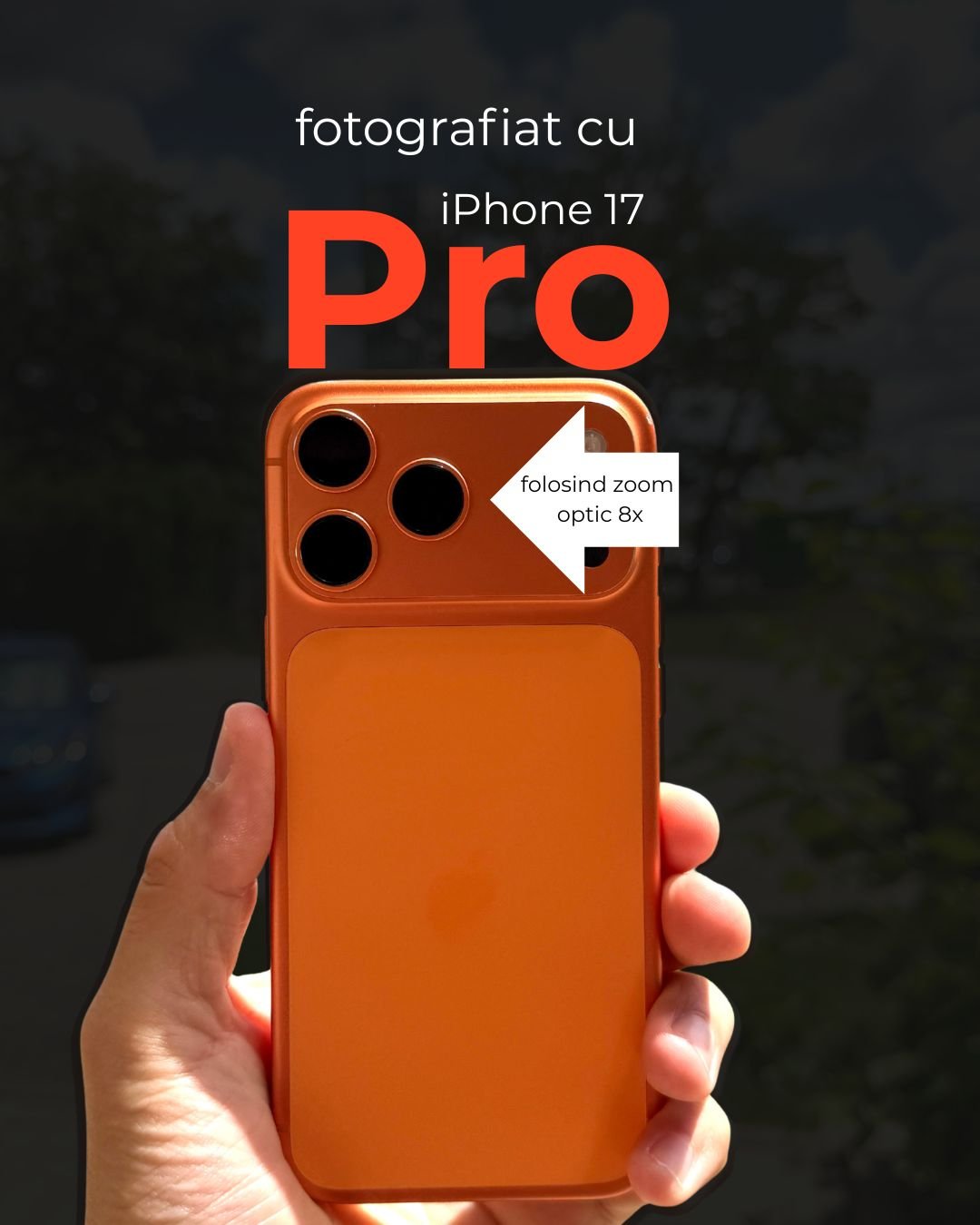 Test camera Zoom 8x iPhone 17 Pro in Brasov