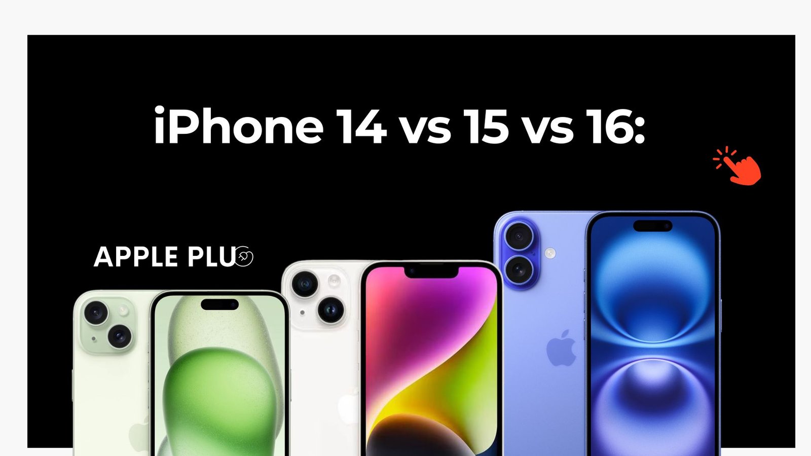 Apple Plug iPhone 14 vs 15 vs 16 visual comparison and price list