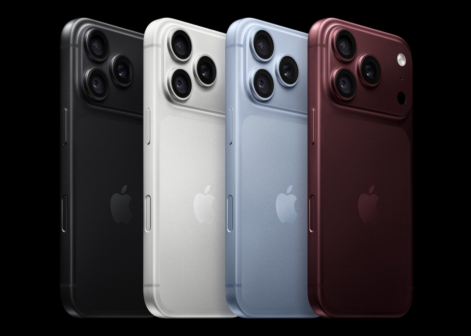 Culori iPhone 18 Pro în Brașov - black silver glacier burgundy