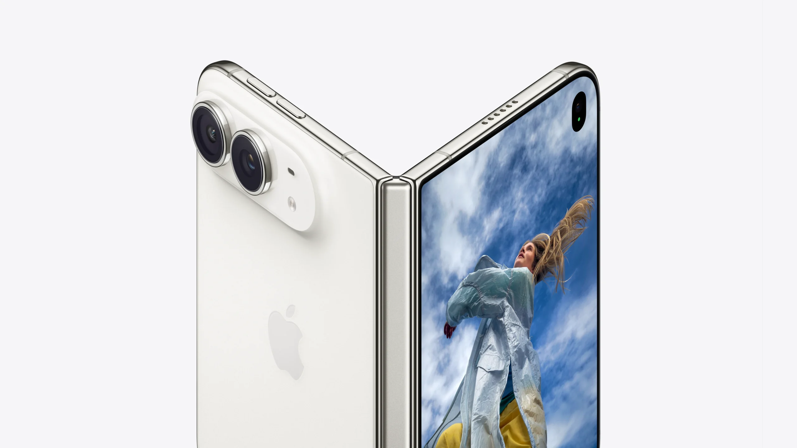 Design pliabil și balama iPhone Duo